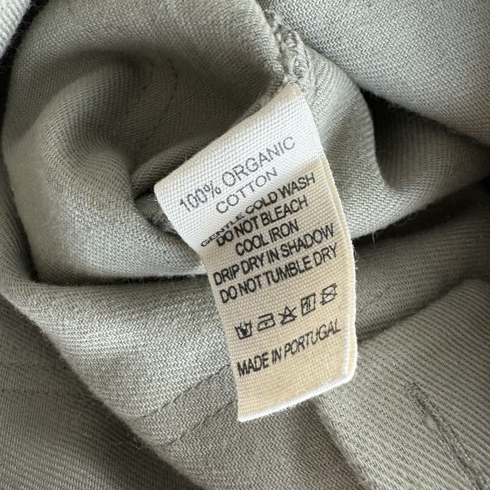 MARANE Green Heavy Pleated Canvas Men Trouser Size‎ Large Portugal - Picture 5 of 7